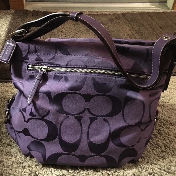 Purple Coach Purse