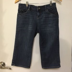 DKNY denim capris