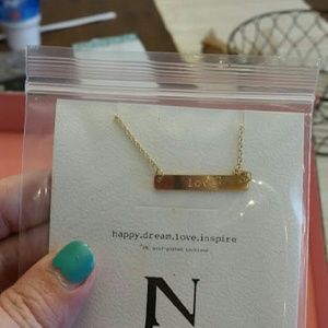 Hook and Nona gold plated necklace