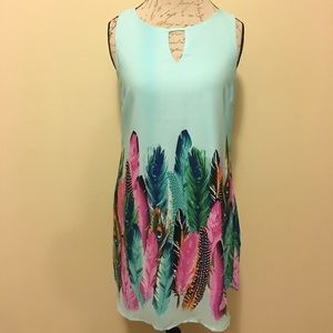 Two Birds of a Feather Sleeveless Dress