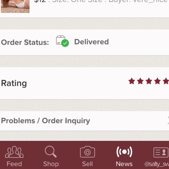 • Black Lace Bralette • - Picture 3 of 3