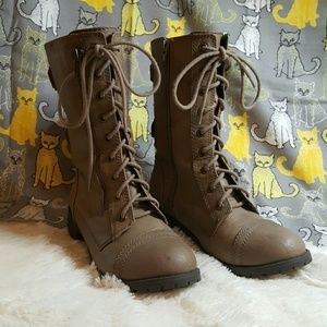 Lace up boots