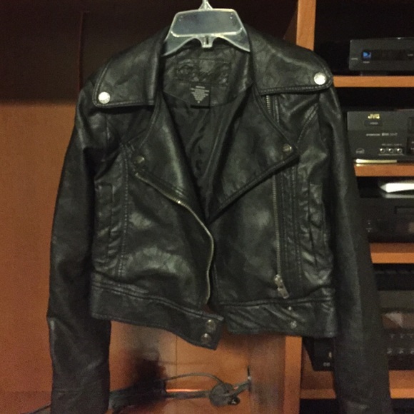JouJou black leather jacket