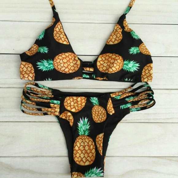 Super cute pineapple bikini