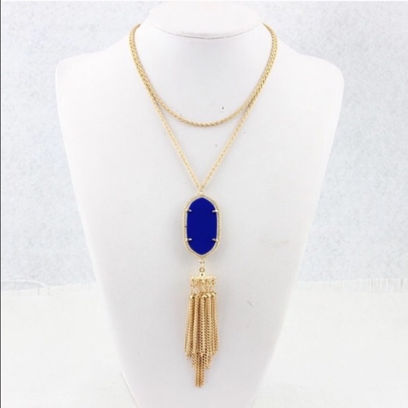 Blue necklace