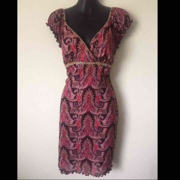 Xhilaration Paisley mini dress M