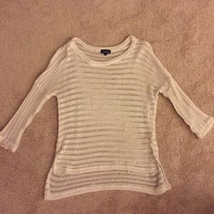 Top Shop light white sweater.