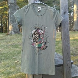 Ed Hardy Long Koi Tee M