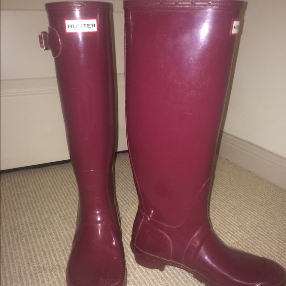 Hunter rain boots 8 purple 💠 SOLD 💠