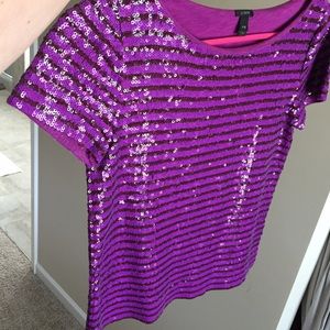 J.Crew sequin top