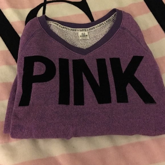 Purple Victoria secret hoodie