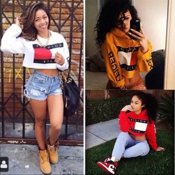 Fashion killa #trillfiger half hoodie