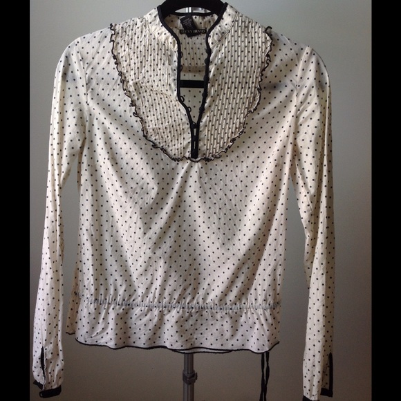 Lucky Brand polka dot shirt XS