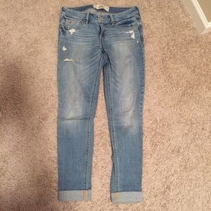 Hollister light wash skinny jean