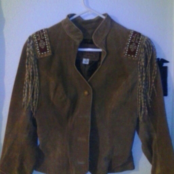 Leather/ suede jacket