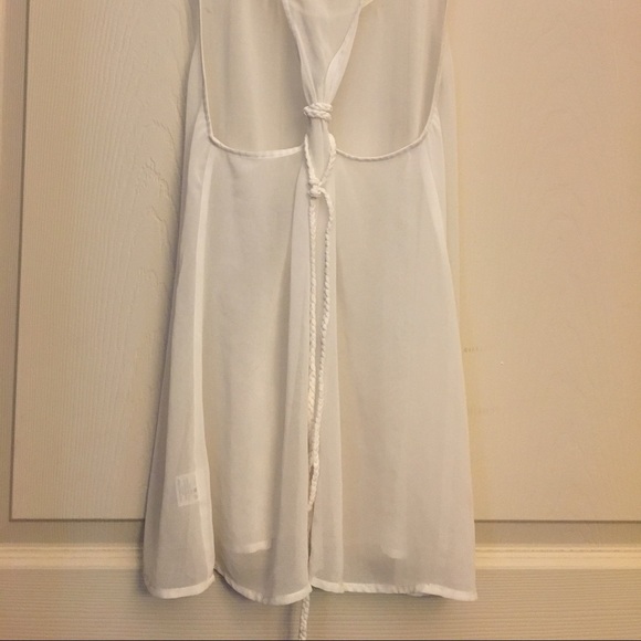 ✖️SOLD✖️ Naked Zebra Sheer Racerback Rope Top - Picture 3 of 4