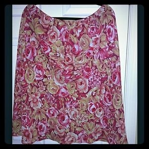 Beautiful rose design SKIRT