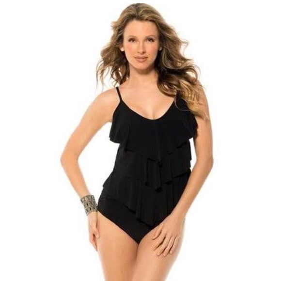 MagicSuit Solid Jersey Rita All Over Tiered