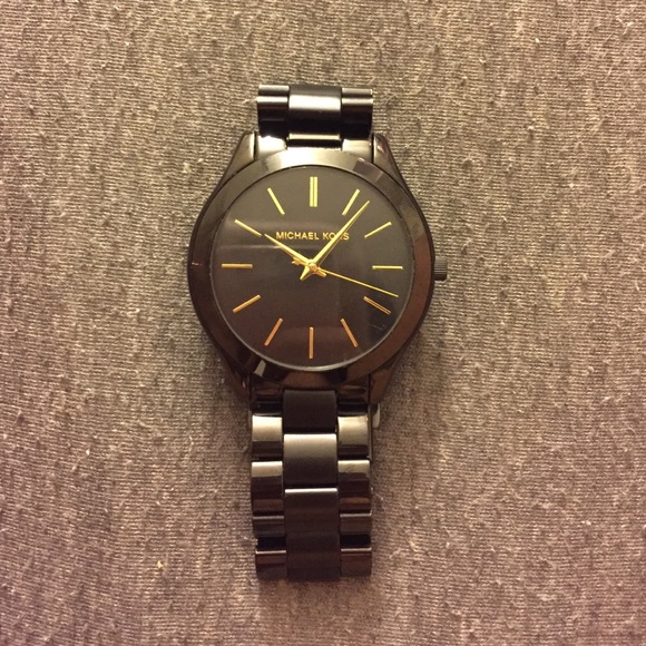 Black Michael Kors watch!!