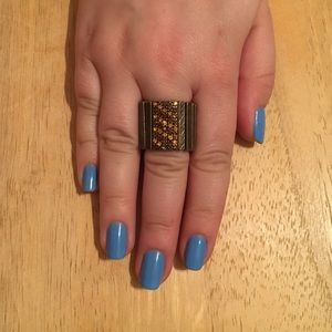 Elastic Stretch Gold Ring