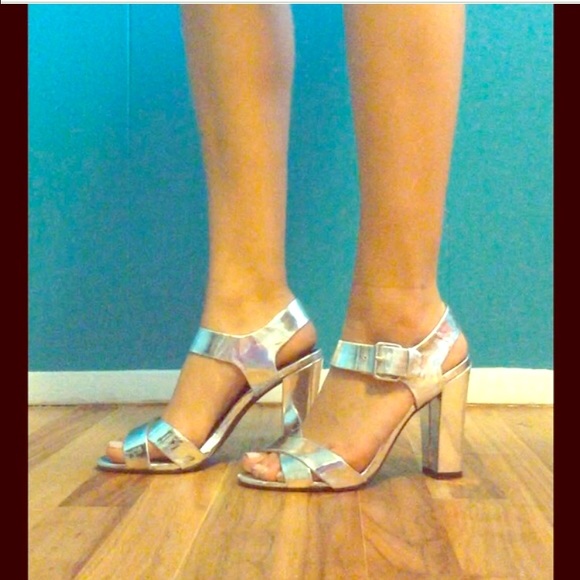 Silver heels!