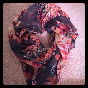 Zara floral scarf