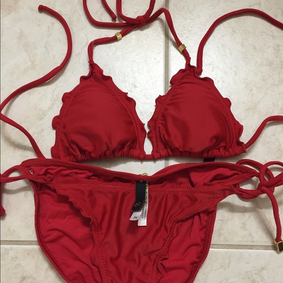 Red vix bathing suit