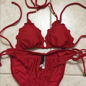 Red vix bathing suit