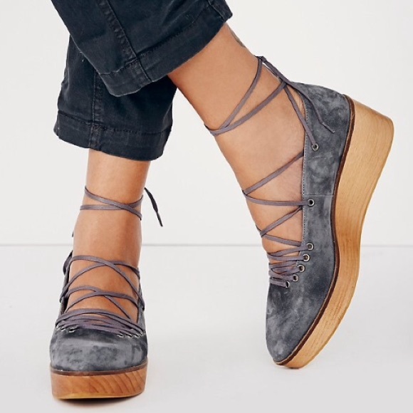 Free People Darcy Lace Up Platform