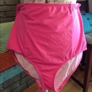 High waisted bikini bottoms