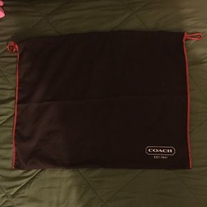 Authentic Coach dust bag