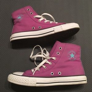 Converse double high top and tongue sneakers
