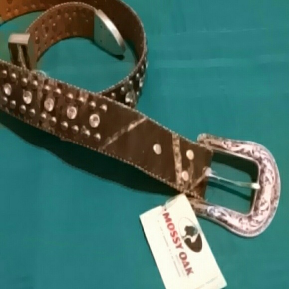 Camo bling belt