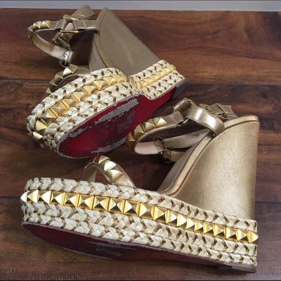 Gold Cataclou Wedges - Picture 4 of 4