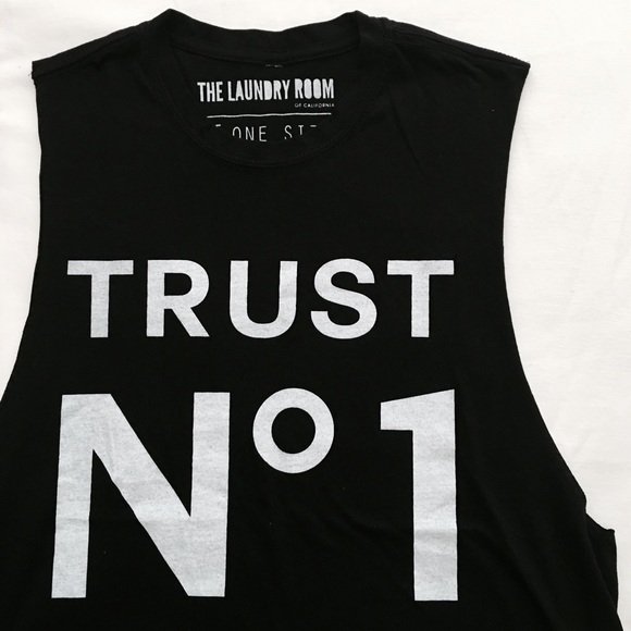 The Laundry Room Tops - NWOT Trust No. 1 Muscle Tank