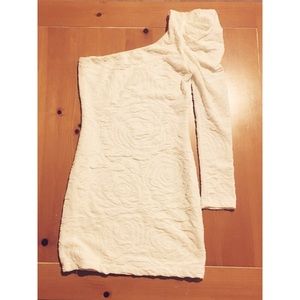 White One Shoulder Dress