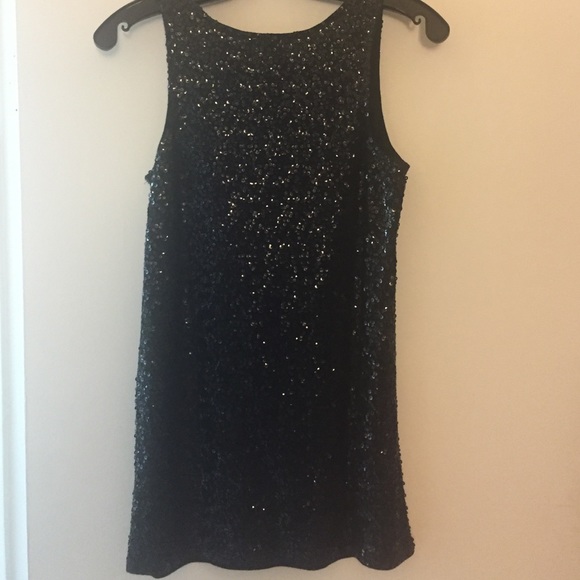 Black Sequin Tank - image 3