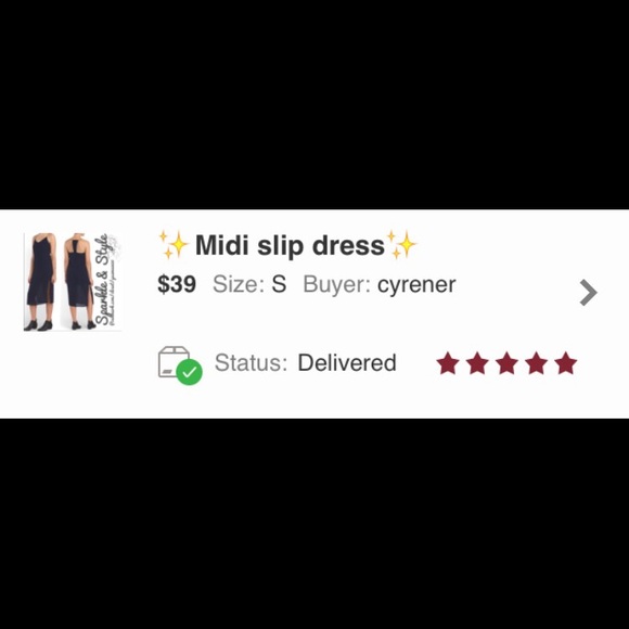 ✨Midi slip dress✨ - Picture 3 of 3
