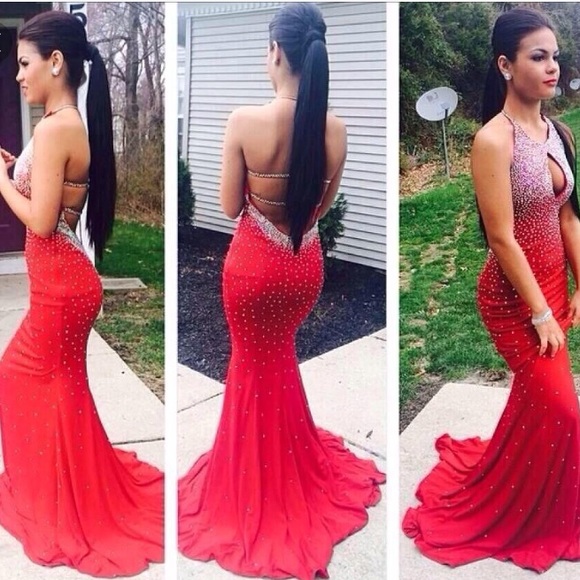 RED PROM DRESS!!!