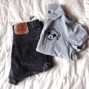 SOLD ON VINTED 💕 NWT Mickey Mouse Polo Crop Top