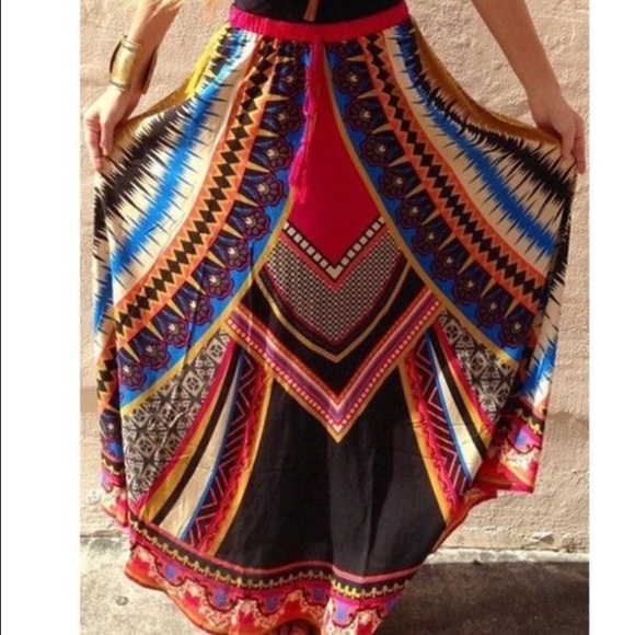 ⭐️Boho Maxi Skirt⭐️ - Picture 1 of 2