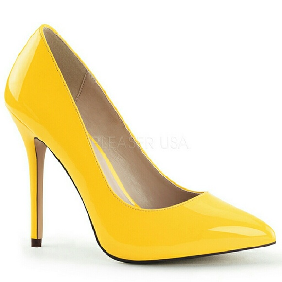 Hidden Platform Peep Toe Pump with Rhinestones on 5-inch Heel Red or Blue
