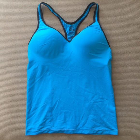 ⚡️FLASH SALE ⚡️Blue PINK VS built in workout tank