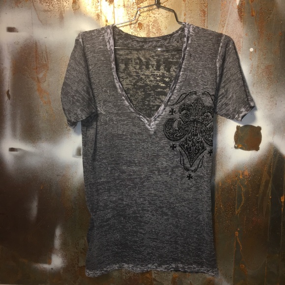 Affliction Lost Souls Deep V-neck