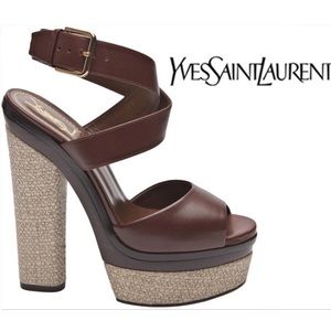 YVES SAINT LAURENT TALL STRAP SANDAL YVES SAINT LAURENT TALL STRAP SANDAL