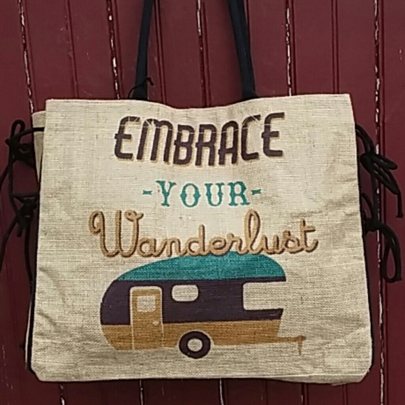 LAST ONE! Mona B Embrace Your Wanderlust Tote - Picture 2 of 3