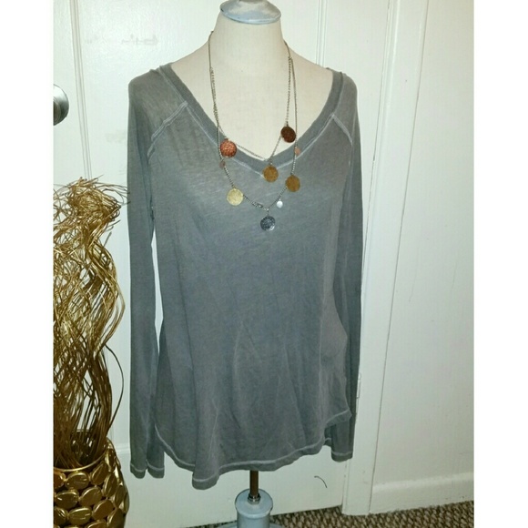 Arizona Jean Company Tops - Grey long sleeve