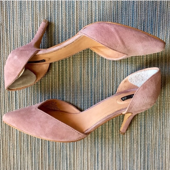 H&M pale pink pumps