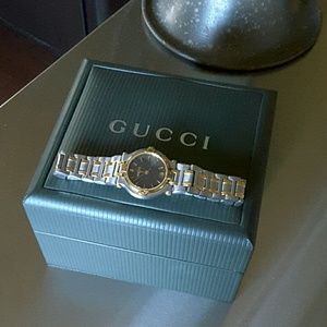 WKEND SALE!!  Gucci two-tone watch