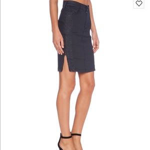 True Religion Chloe coated pencil skirt